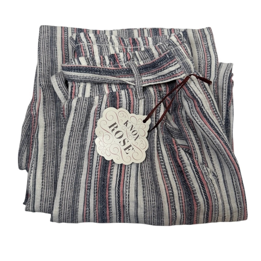 Knox Rose Striped Pants - Blue, Pink, and White